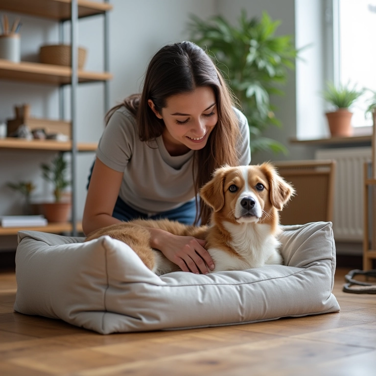Passo a passo detalhado para criar uma caminha de cachorro perfeita.