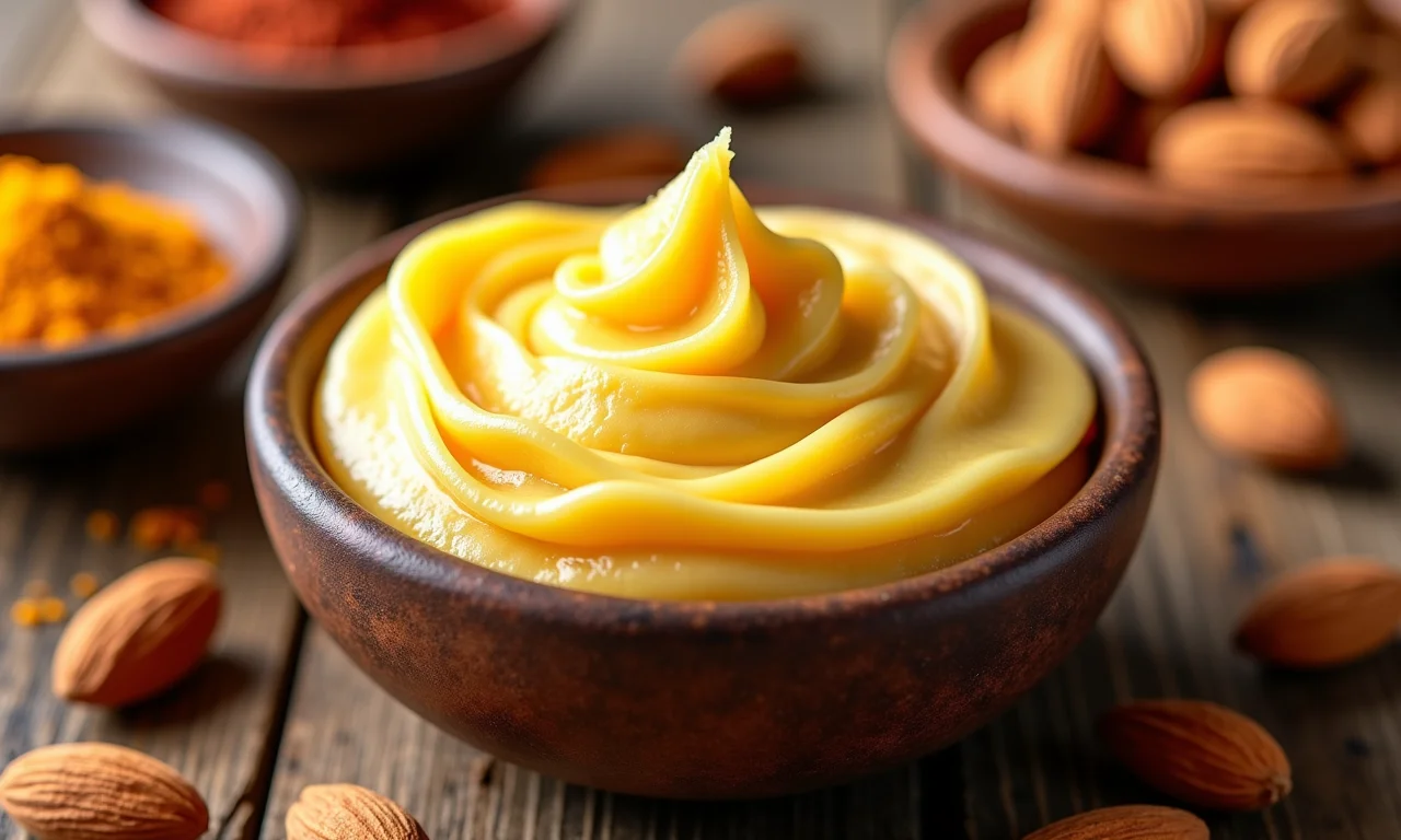 Pasta de amêndoas para um toque especial.