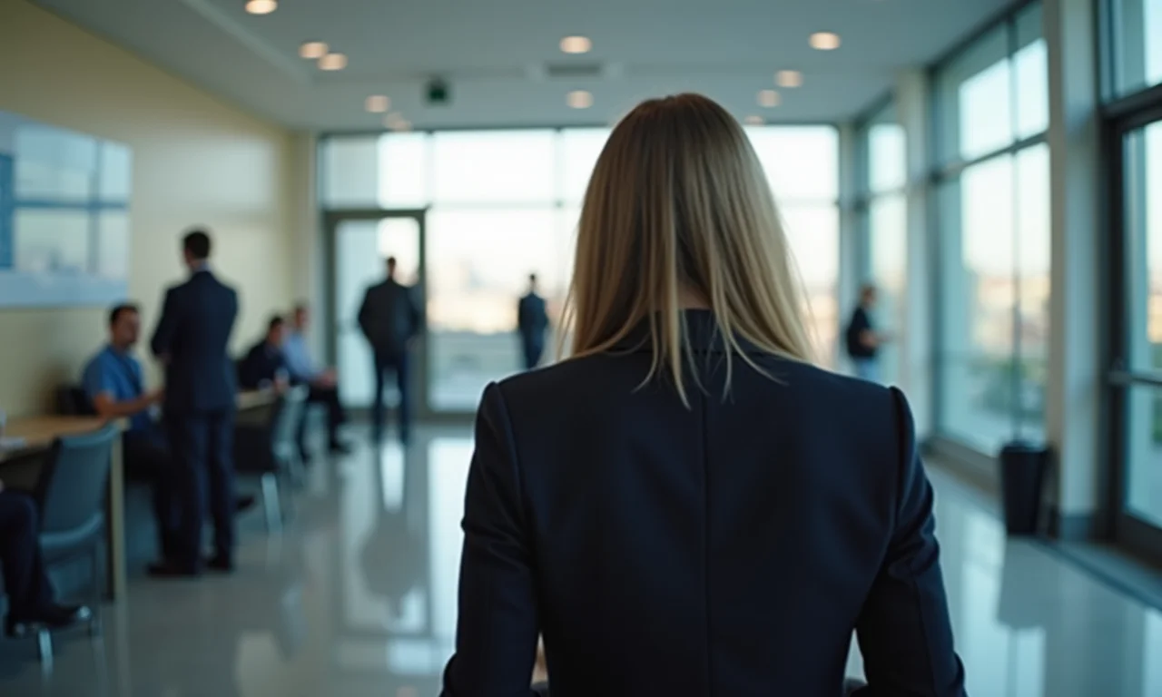 Pessoa aguardando atendimento na Polícia Federal para tirar o passaporte.