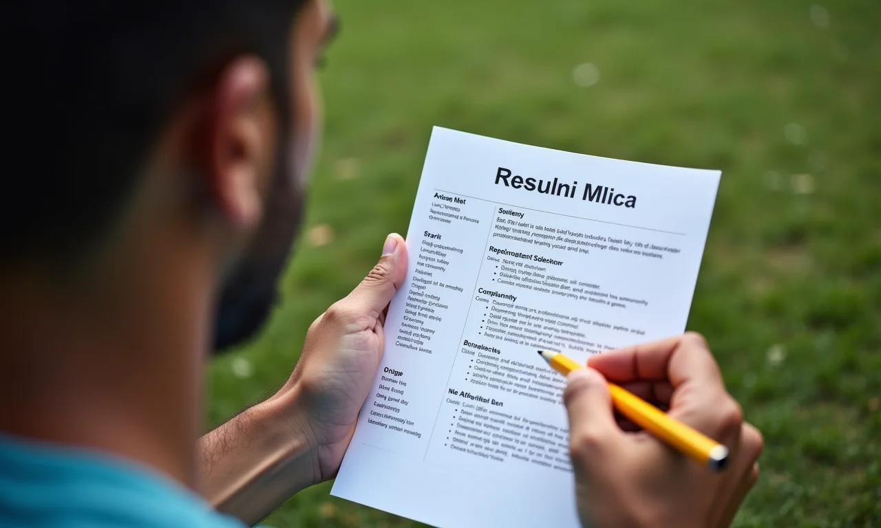 Pessoa destacando trabalho voluntário no currículo.