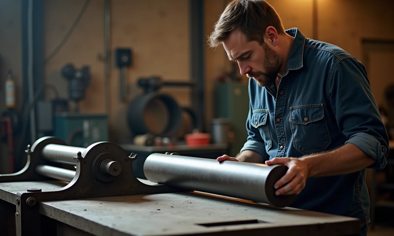 Pessoa frustrada olhando para projetos complexos de calandra manual.