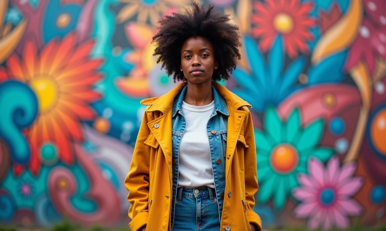 Pessoa se recusando a mudar, de pé com confiança.