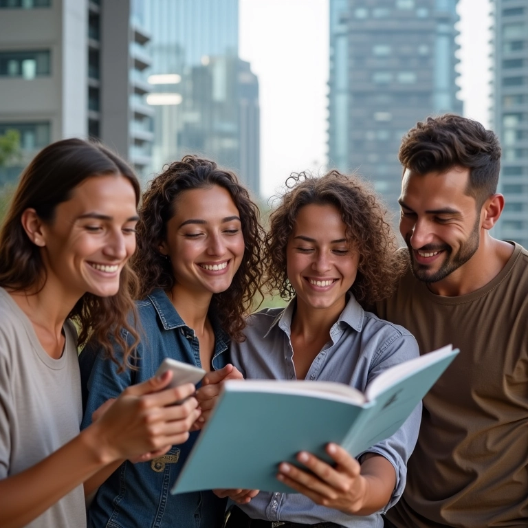 Pessoas diversas interessadas em participar do programa Minha Casa Minha Vida.