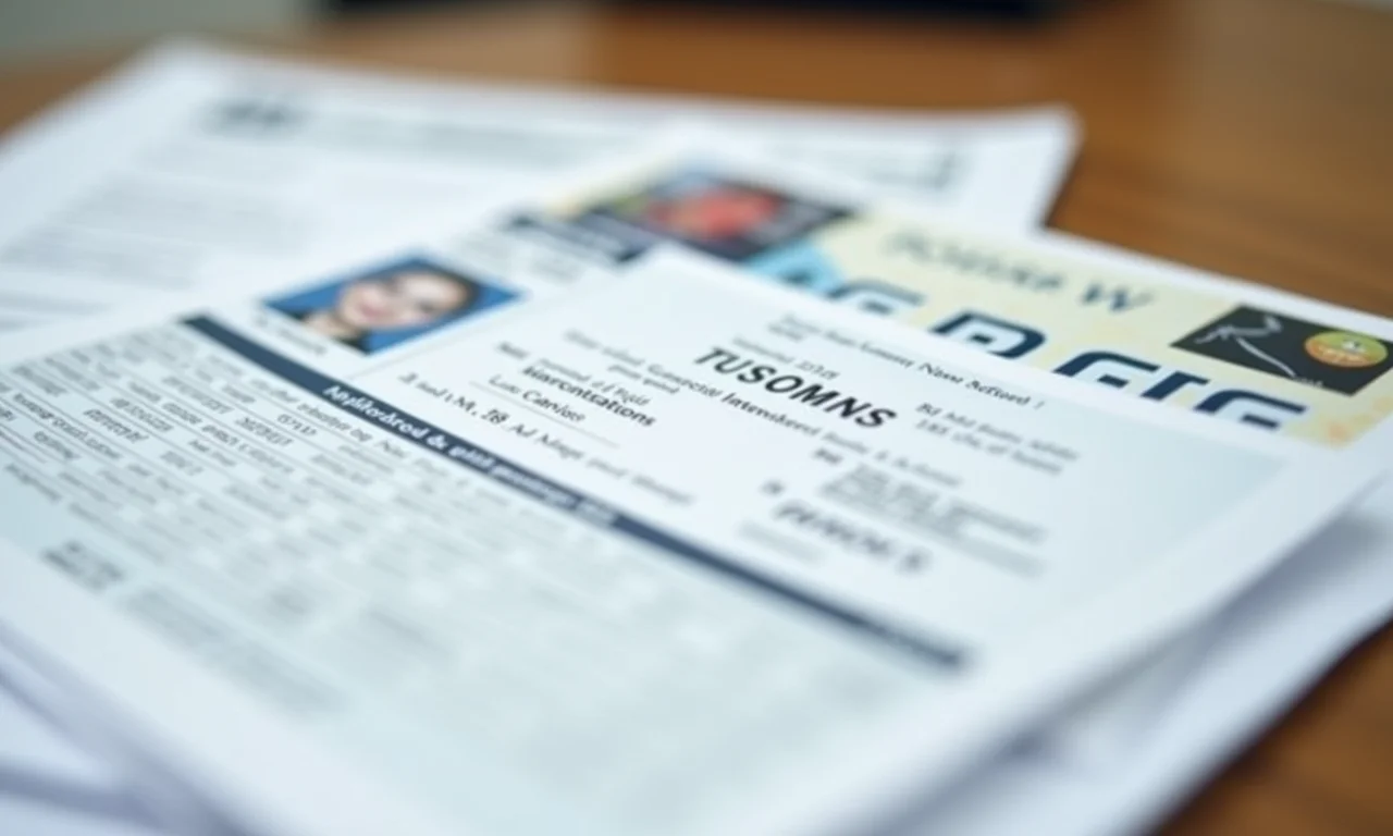 Pilha de documentos necessários para solicitar o CPF.