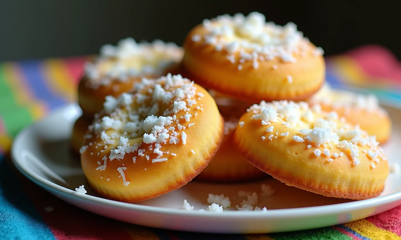 Pingadeira doce com coco ralado, receita irresistível.