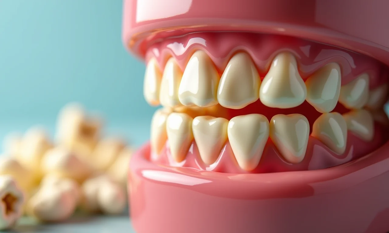 Pipoca doce e saúde bucal: cuidados importantes.