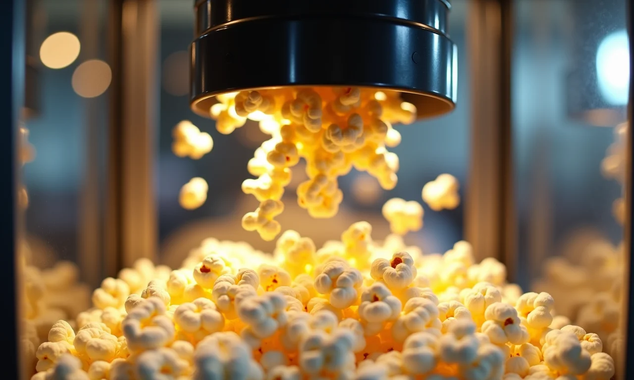 Pipoqueira elétrica estourando milho sem óleo, com design moderno.