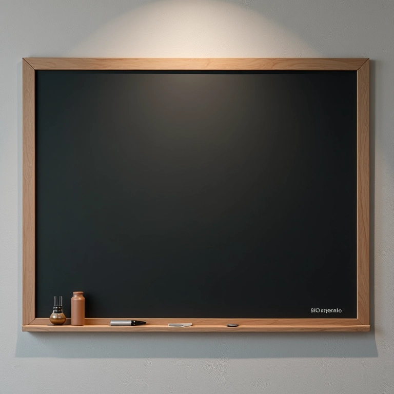 Placa de MDF Arauco pronta para ser chalkboard.