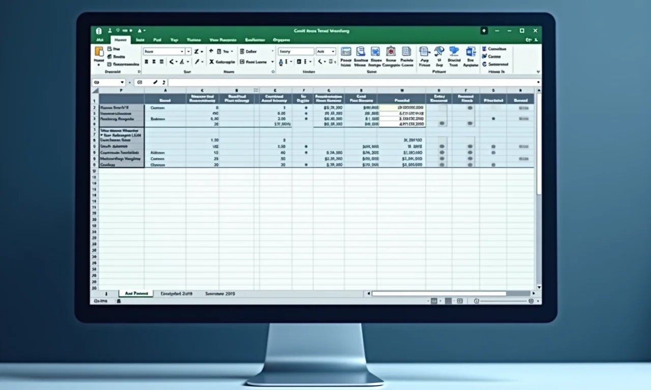 Planilha facilitadora de backup no Windows 7 na tela do computador.