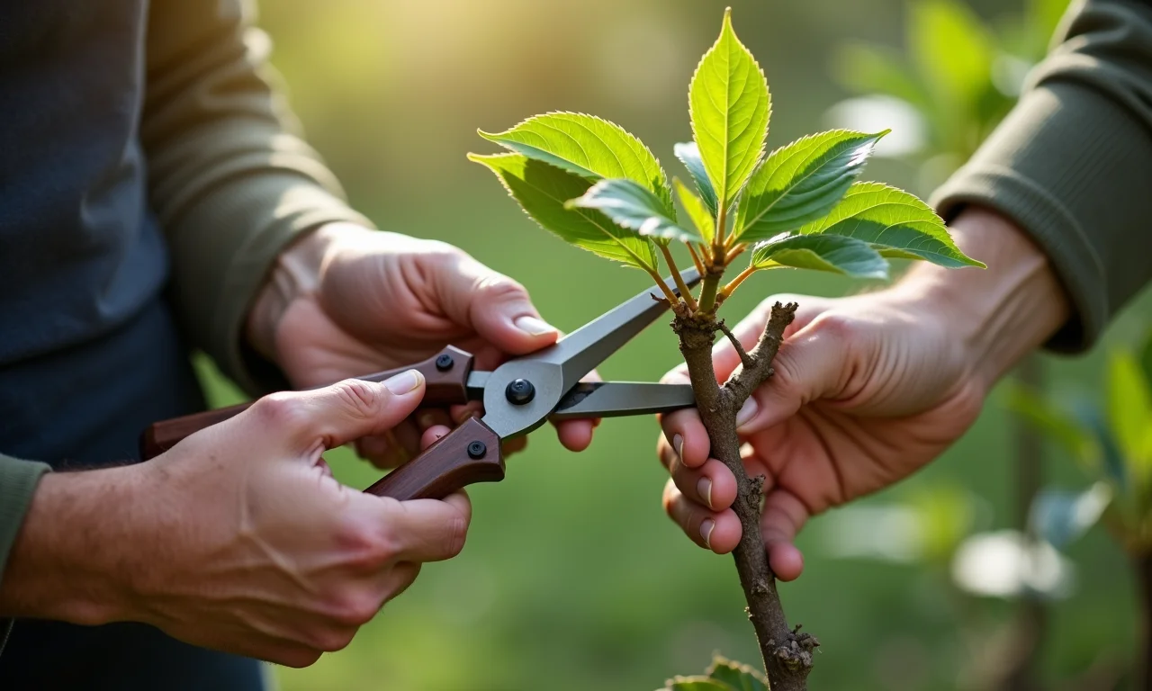 Poda na muda de gabiroba