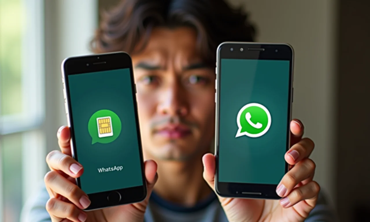 Posso usar o mesmo número de telefone nas duas contas do WhatsApp?