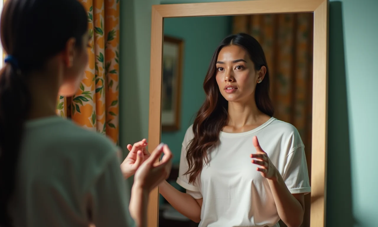 Praticando linguagem corporal e expressão verbal.