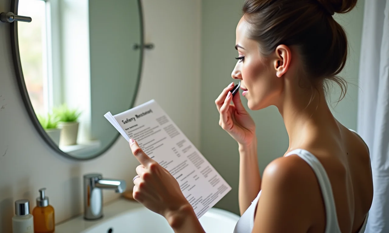 Precauções antes da escova marroquina.