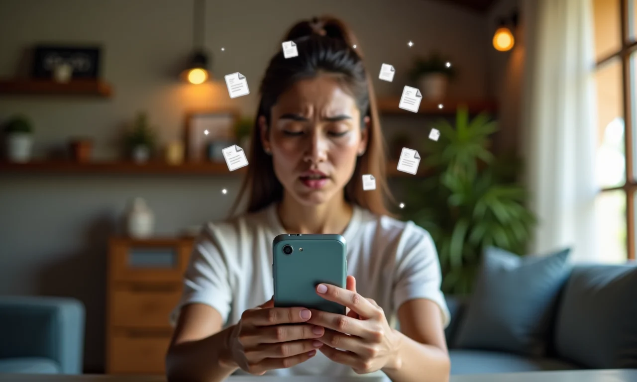 Preocupação com a perda de dados no celular Samsung J5.