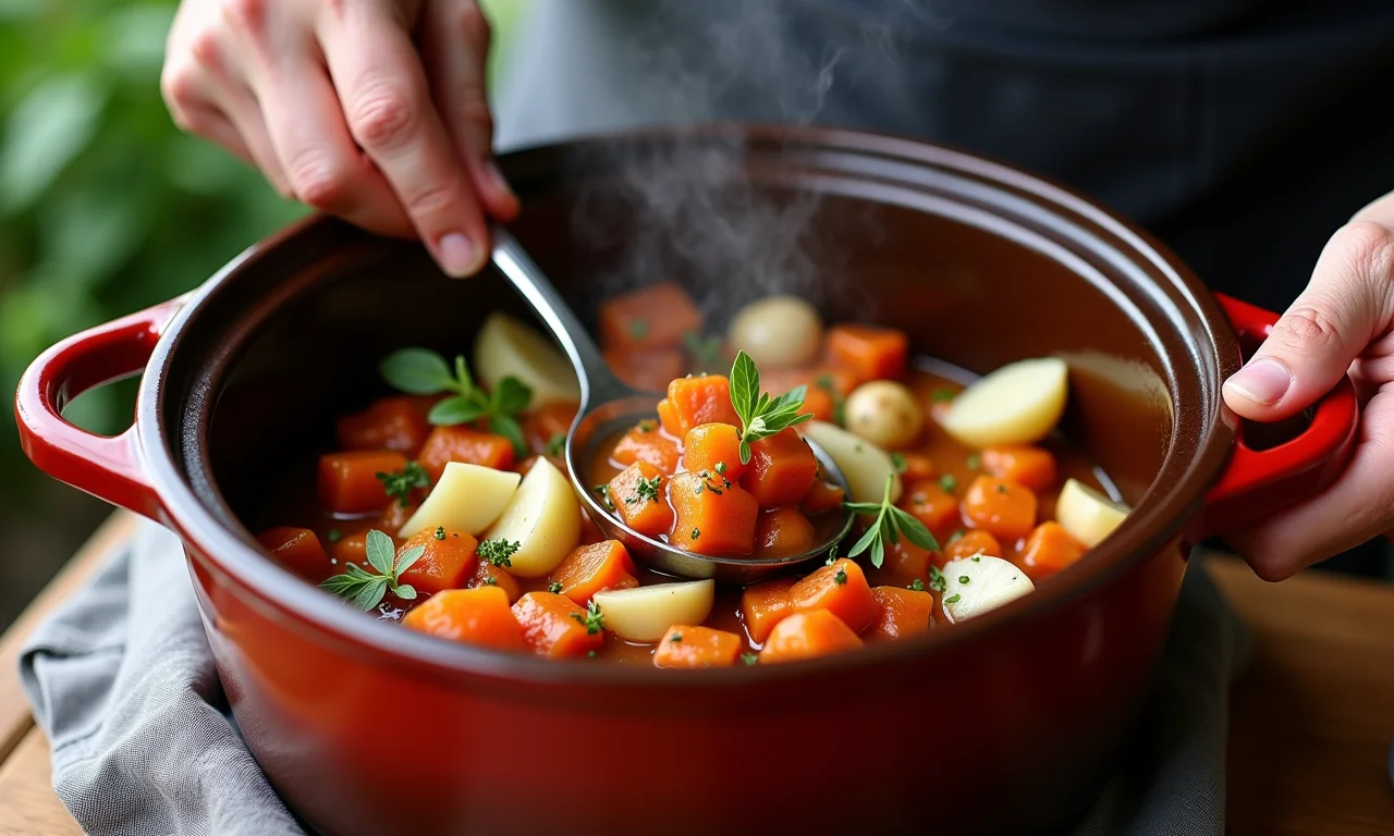 Preparo passo a passo do cassoulet.