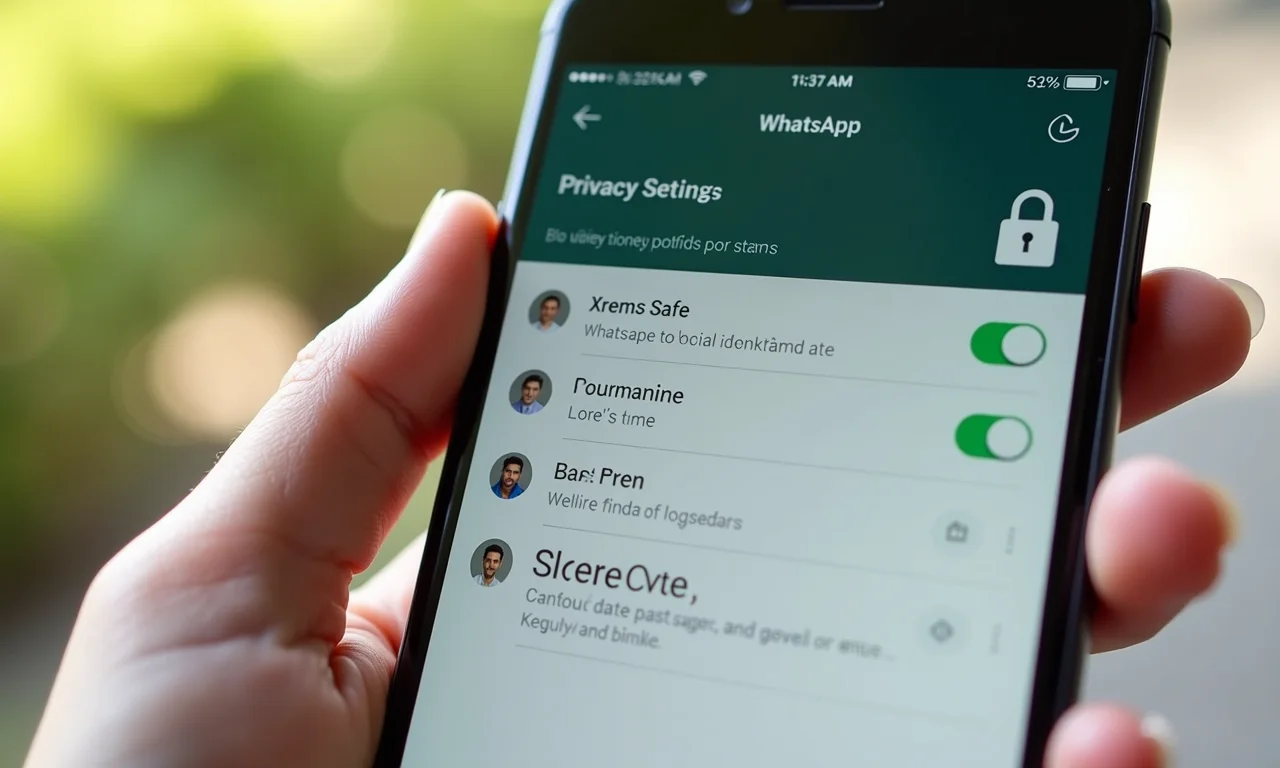 Privacidade e segurança no WhatsApp.