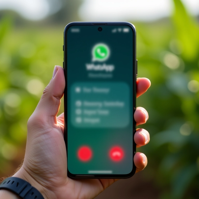 Privacidade nas chamadas do WhatsApp.