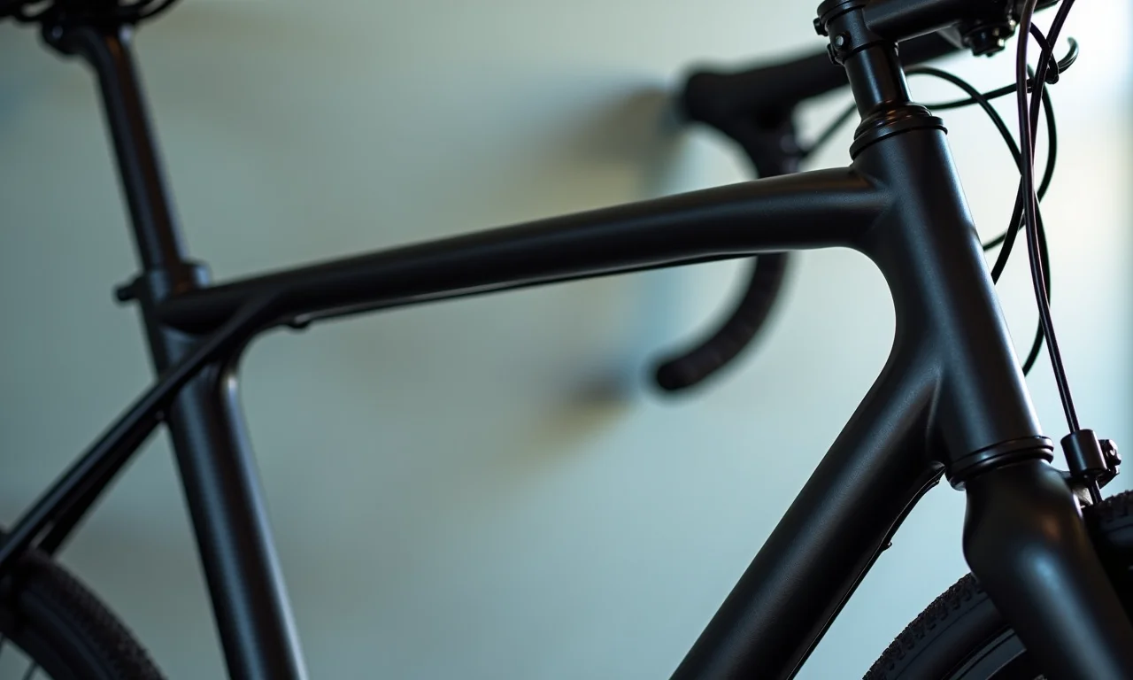 Protetores evitam arranhões na bicicleta ao usar suporte de parede.