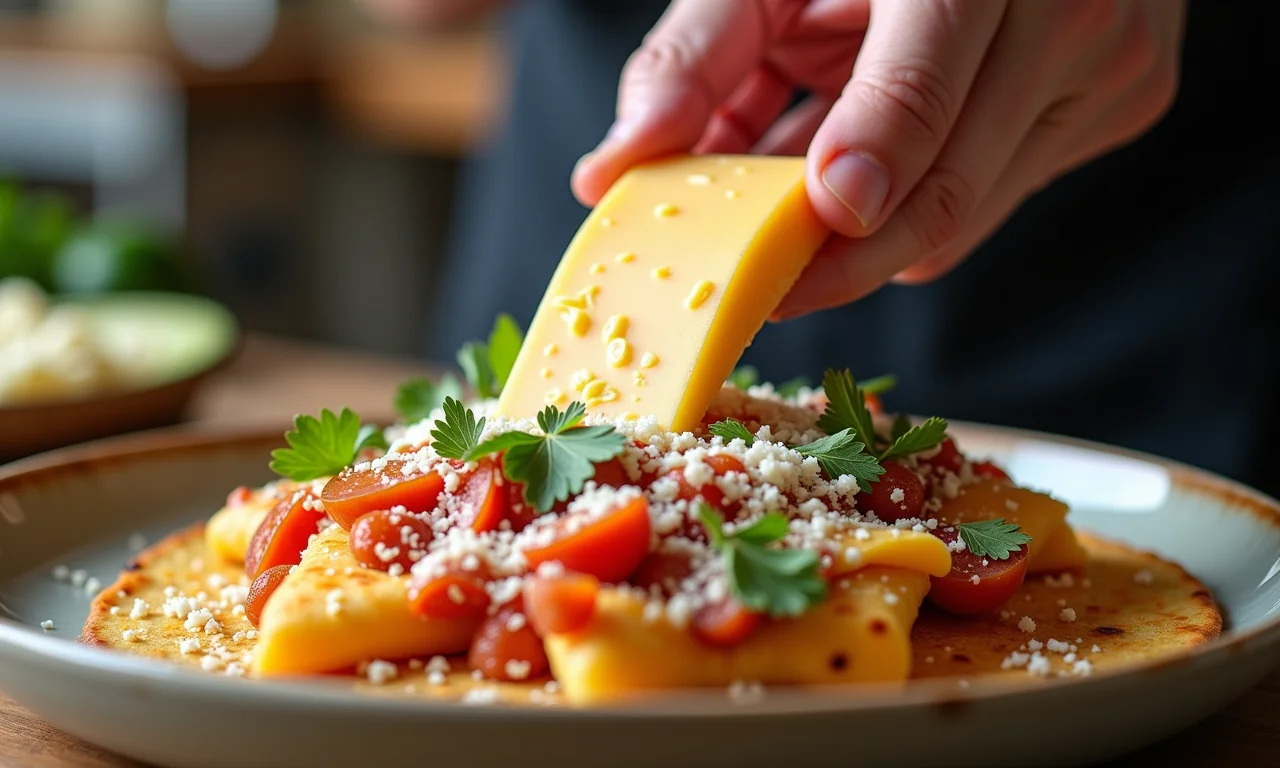 Queijo Parmesão Ralado Vigor, toque final.