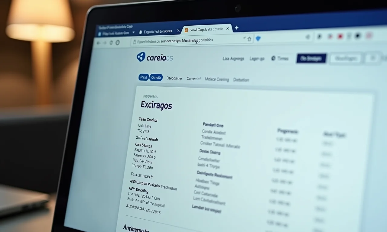 Rastreamento de encomenda pelo site dos Correios