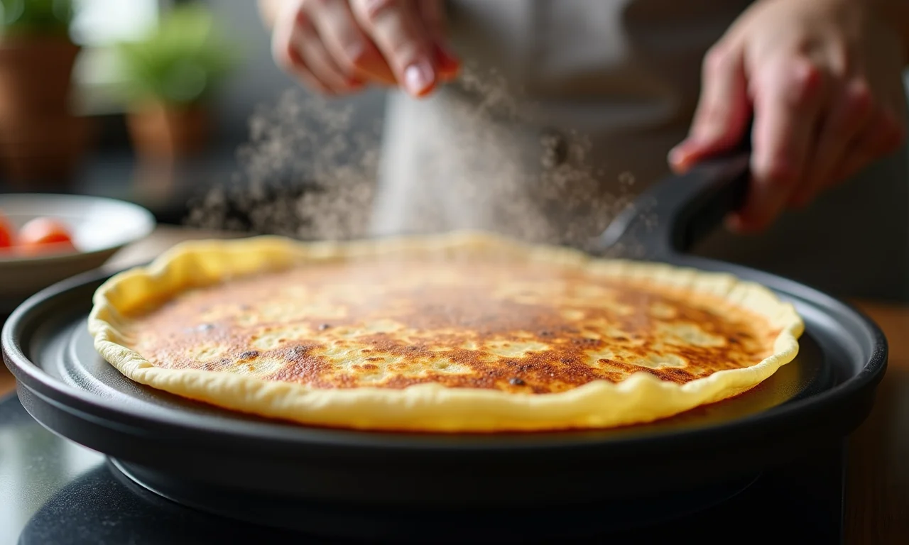 Reaquecendo crepes na crepeira Cadence