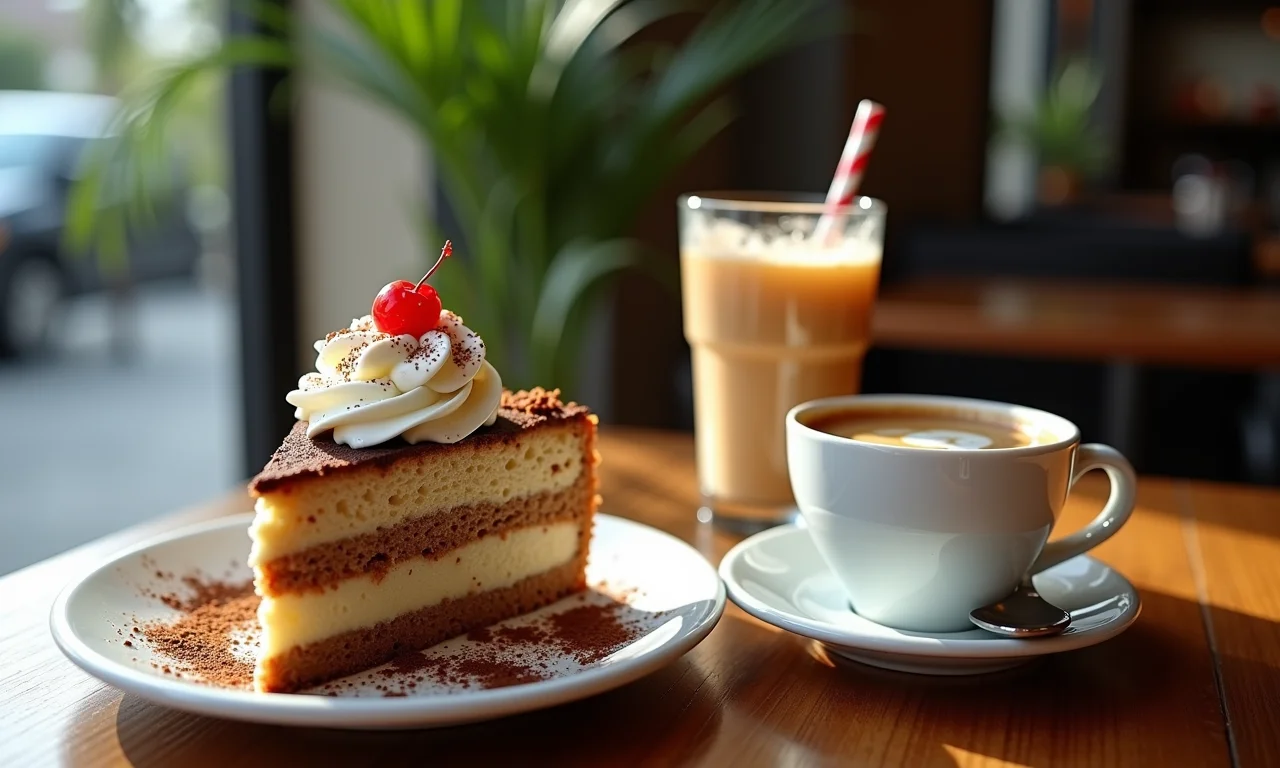 Receitas criativas com café coado: bolo, sorvete e drink.