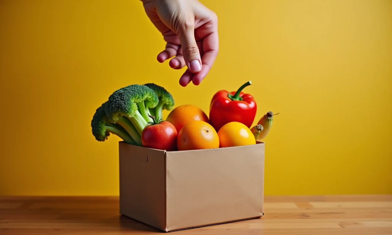 Recusando alimentos ultraprocessados em favor de opções saudáveis.