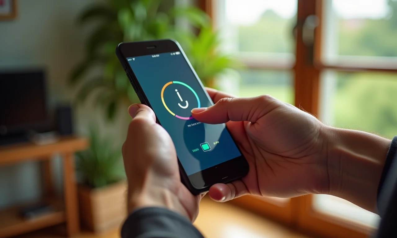 Reiniciando celular à força pressionando o botão power.