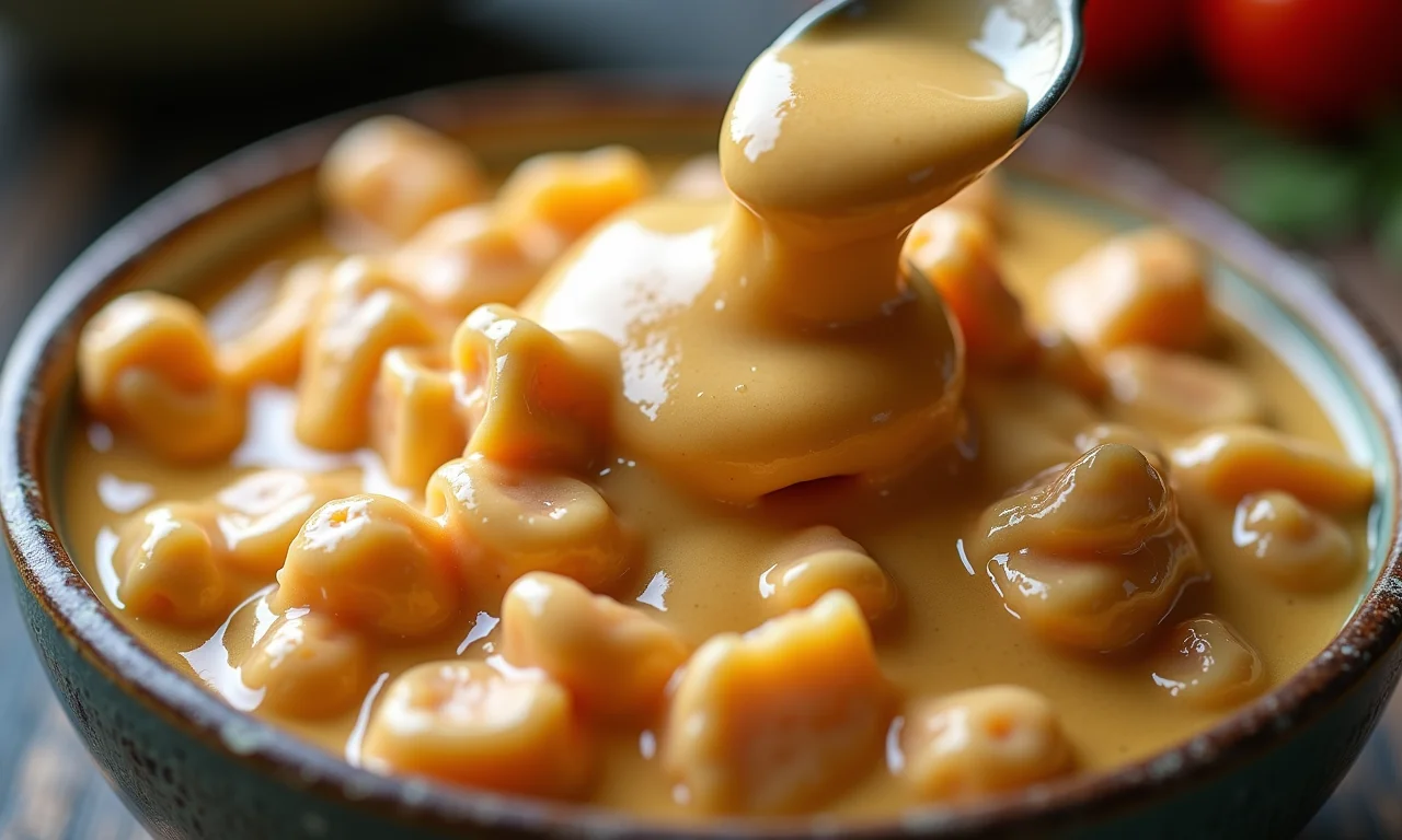 Requeijão Catupiry cremoso sendo adicionado ao recheio.