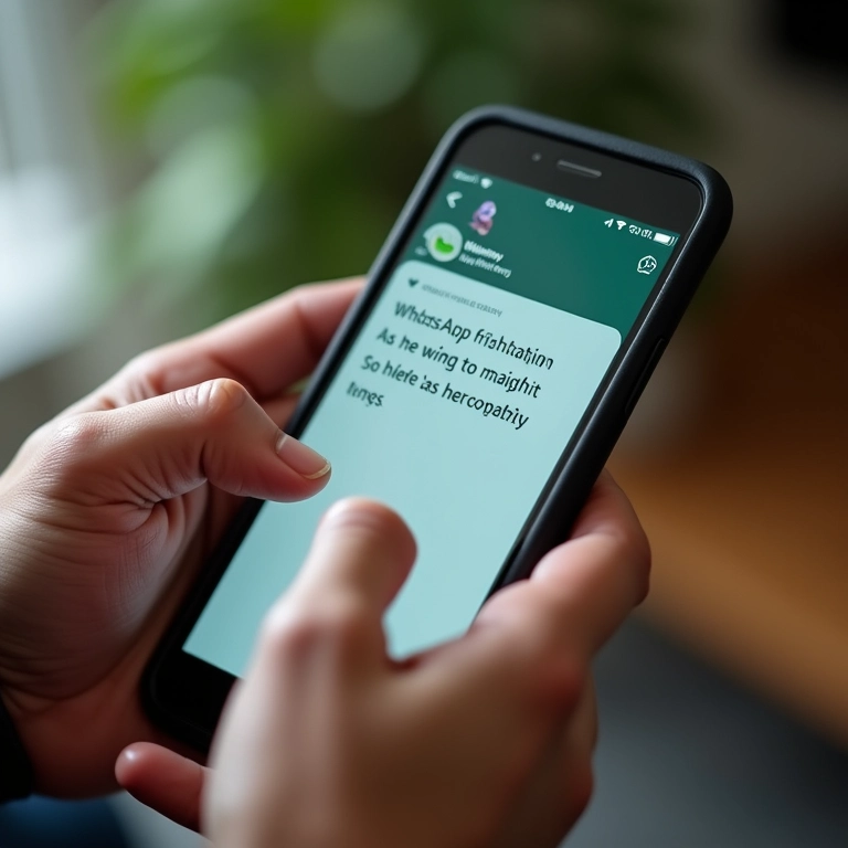 Respondendo notificações do WhatsApp sem abrir o app.