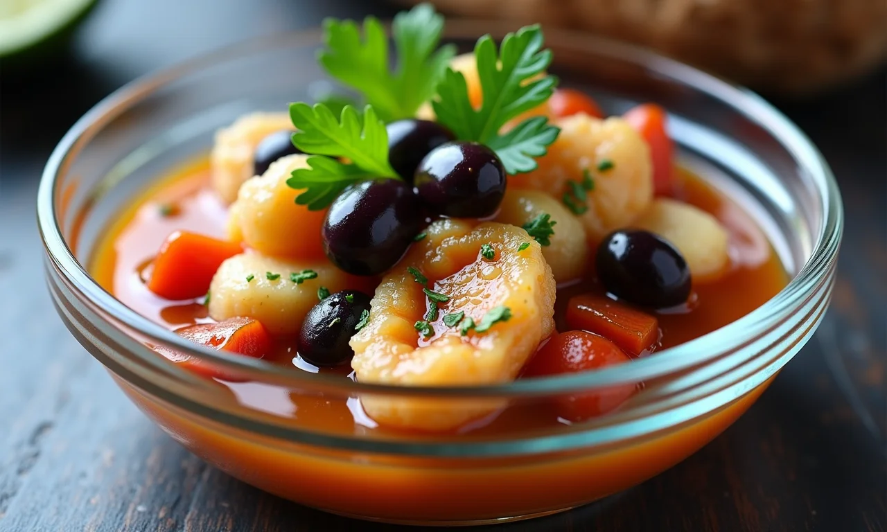 Salpicão de bacalhau, uma iguaria para ocasiões especiais.