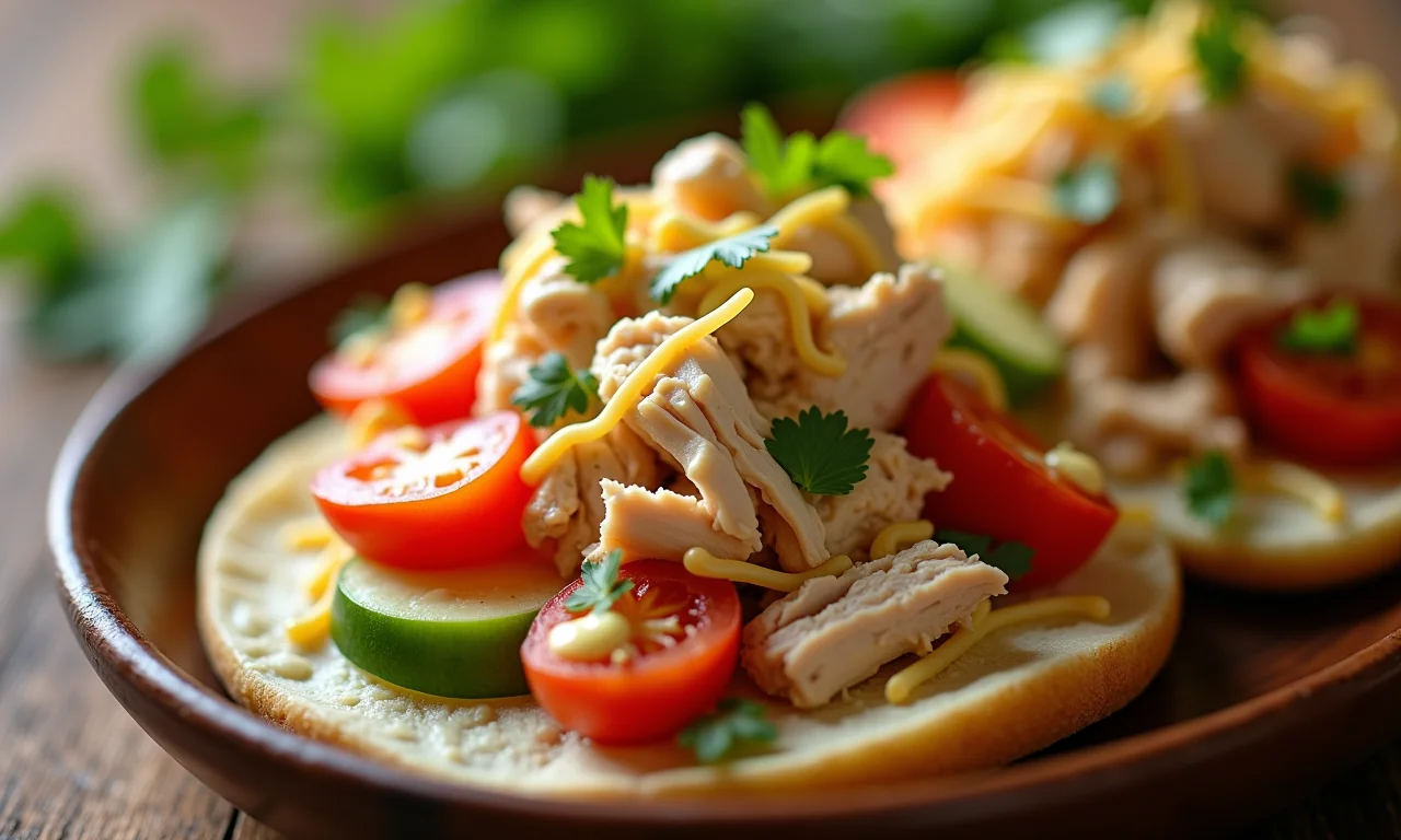 Salpicão de frango tradicional, um clássico da culinária brasileira.