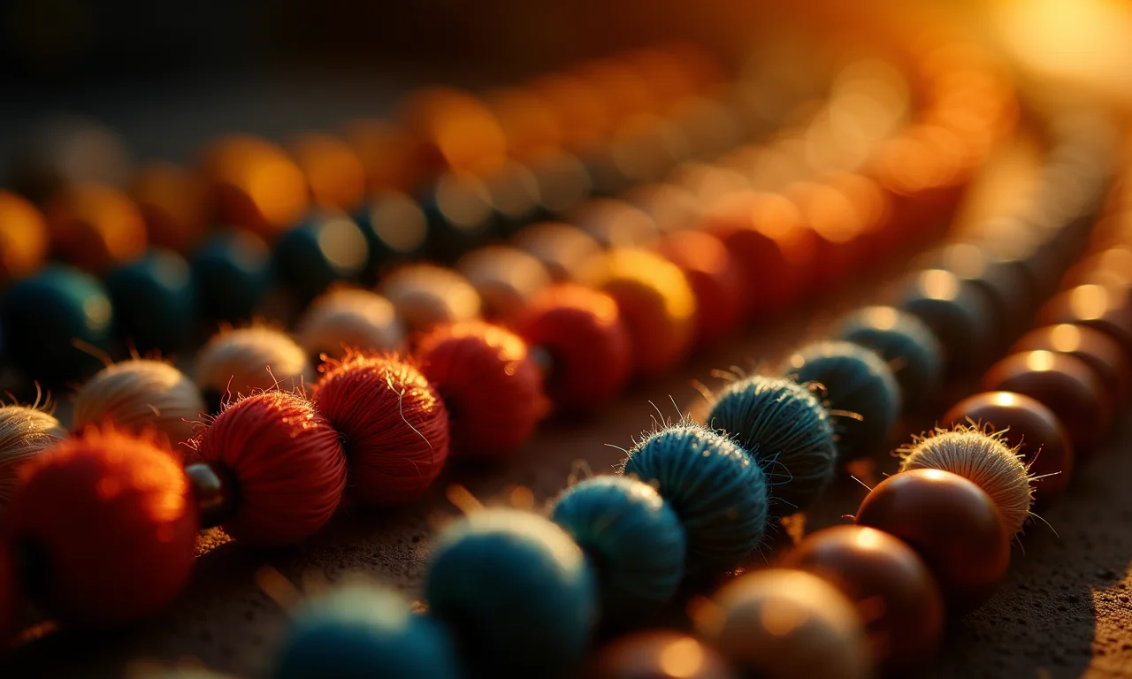 Seção de fios e miçangas na Lojas Caçula.