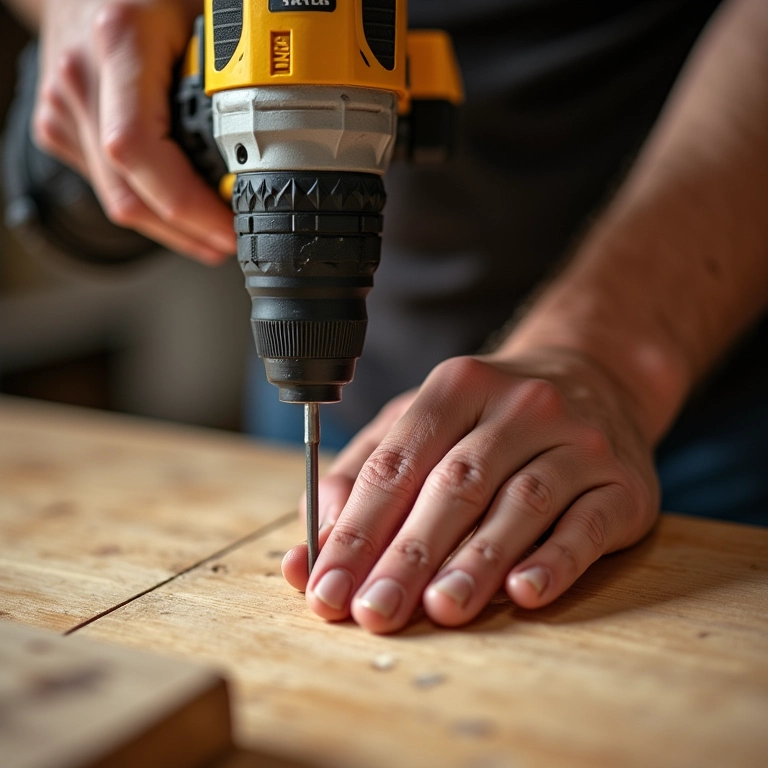 Segurança ao montar um porta condimentos giratório: use óculos de proteção.