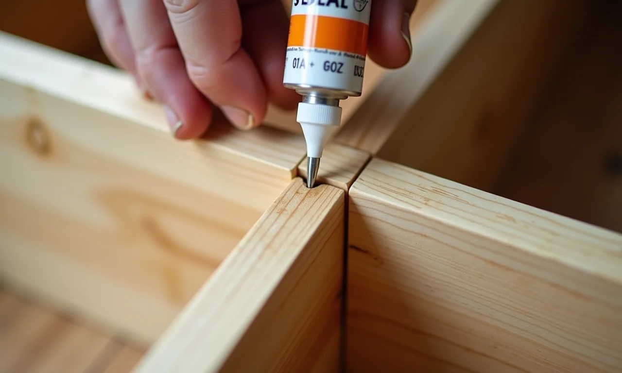 Selante protegendo o baú da umidade.