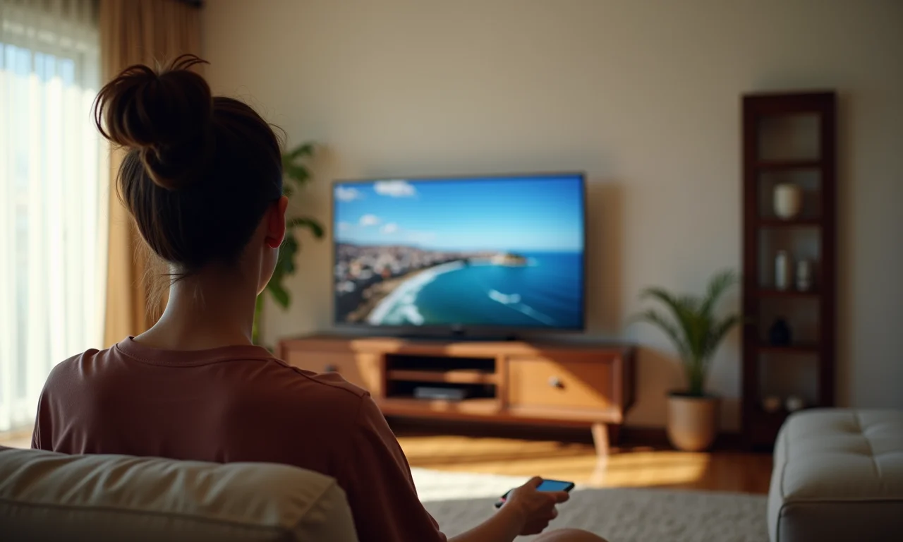 Streaming em 4k na TV com adaptador Wi-Fi.