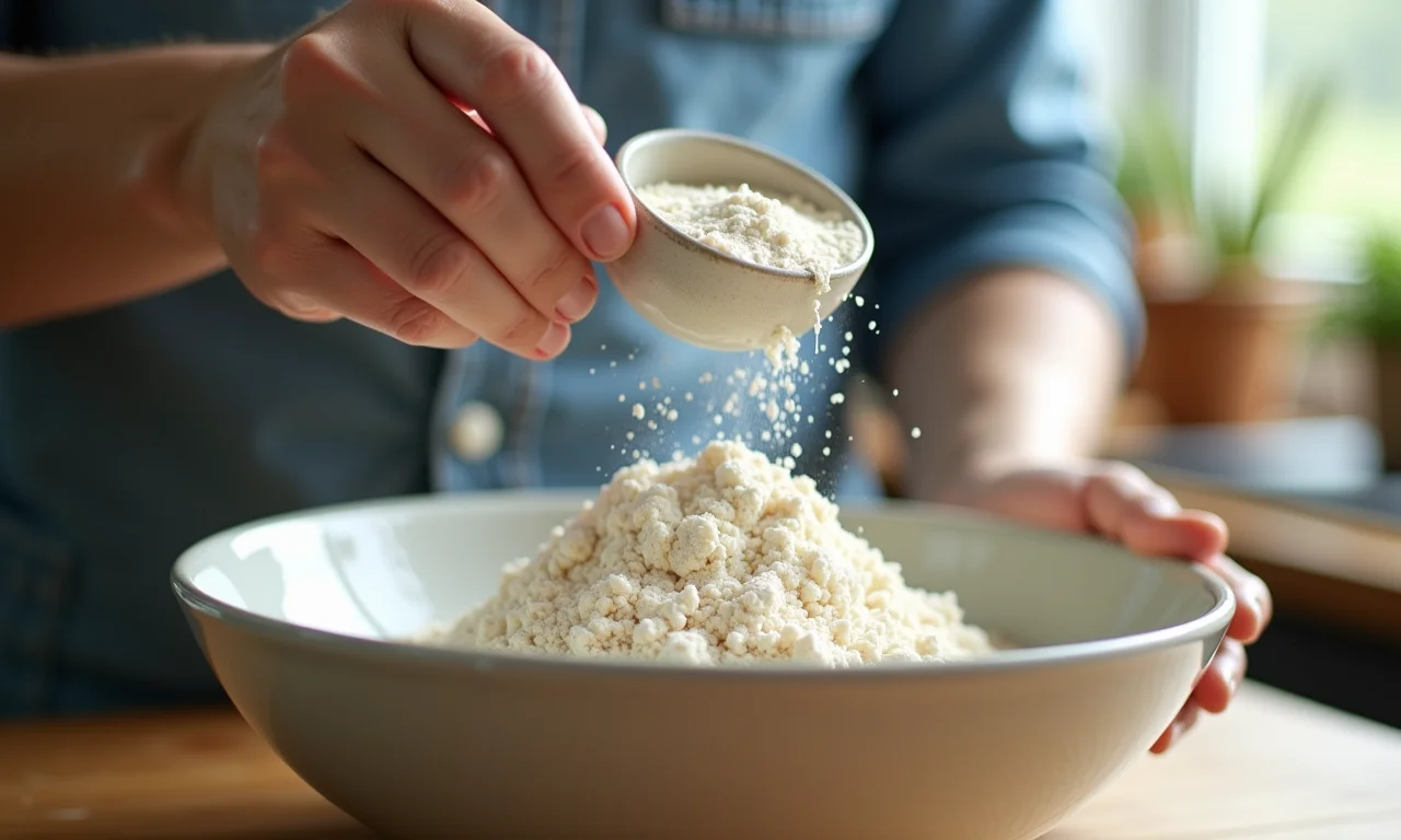 Substituindo farinha de trigo por farinha de arroz na receita de bolo.