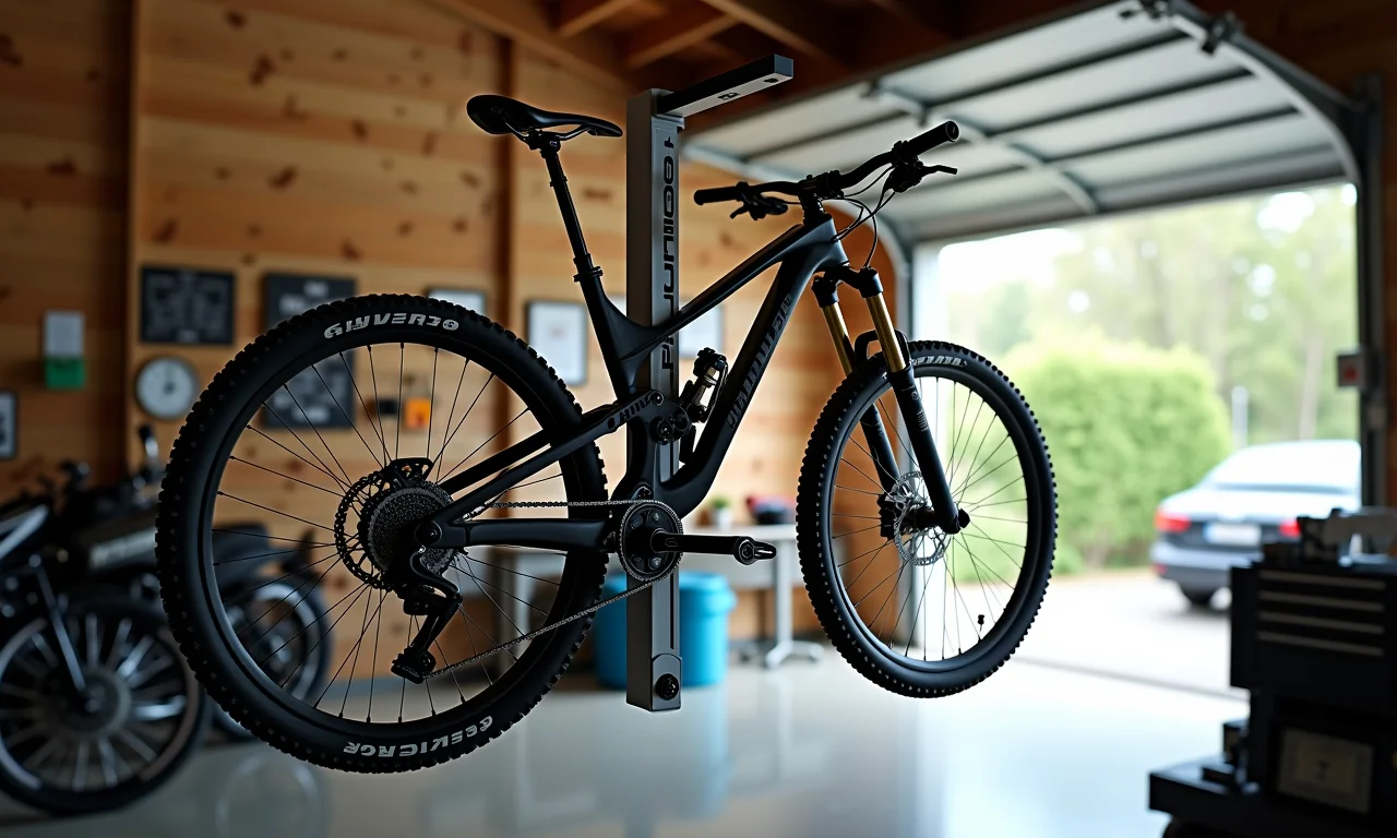 Suporte de parede com regulagem da Absolute para bicicleta.