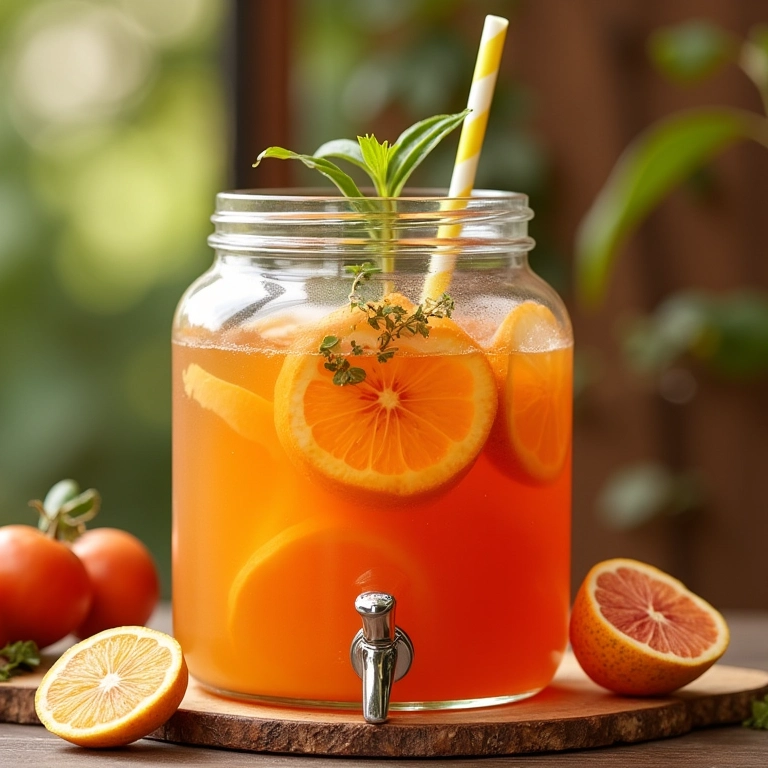 Suqueira personalizada com frutas.