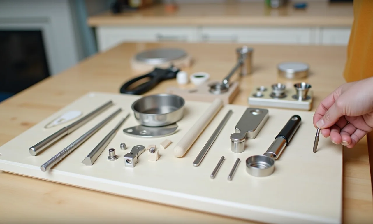 Tabela com materiais e ferramentas essenciais para fazer um comedouro.