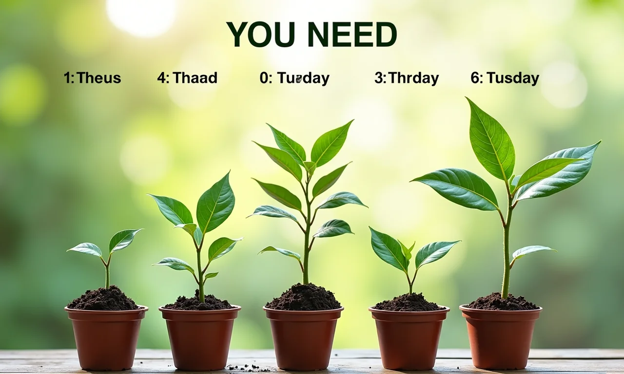 Tabela de cuidados com muda de gabiroba