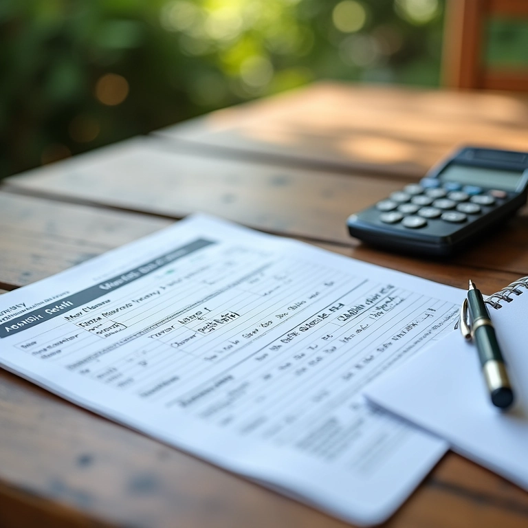 Tabela de custos estimados para construção e manutenção de um sítio.