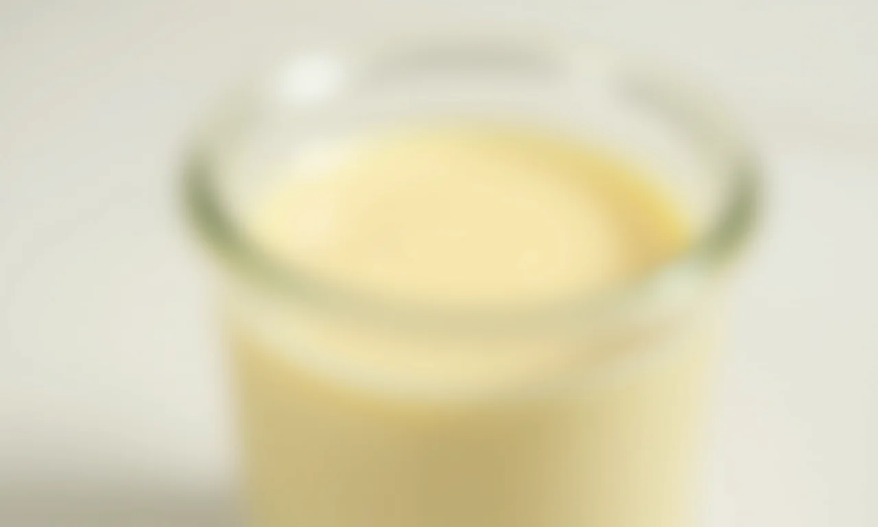 Tabela nutricional com informações sobre o pudim de leite condensado.