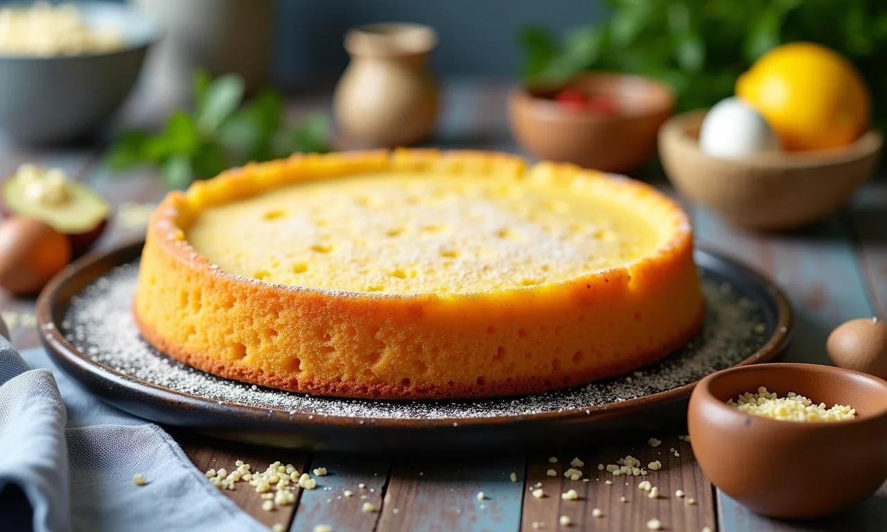 Tabela resumo de ingredientes e dicas do bolo de fubá.