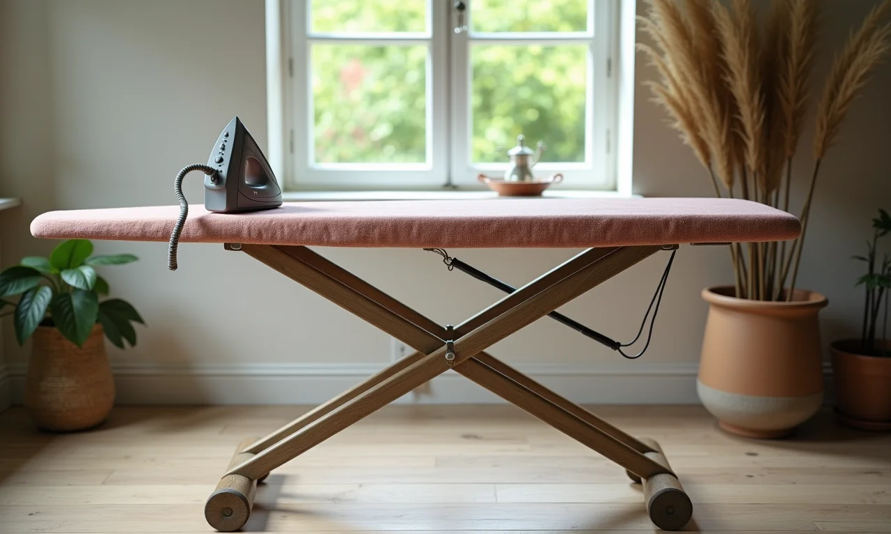 Tábua de passar customizada com detalhes criativos.