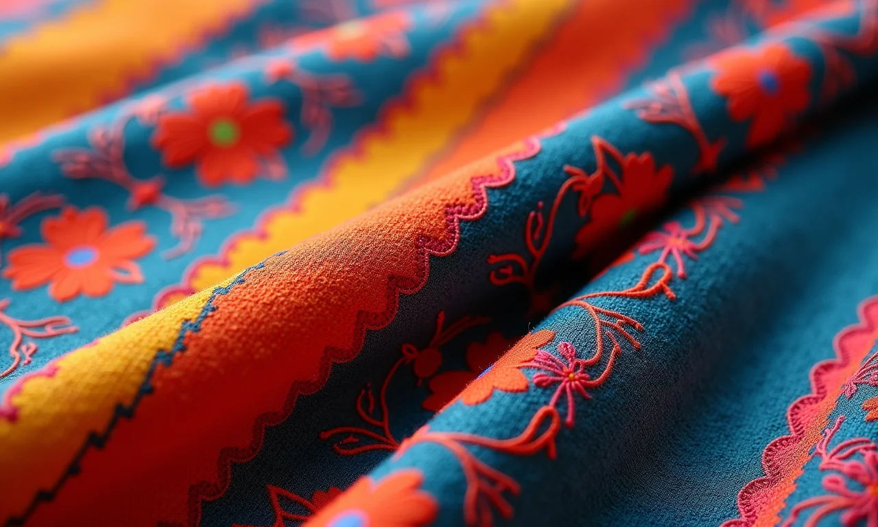 Tecido Tricoline Círculo estampado e colorido.