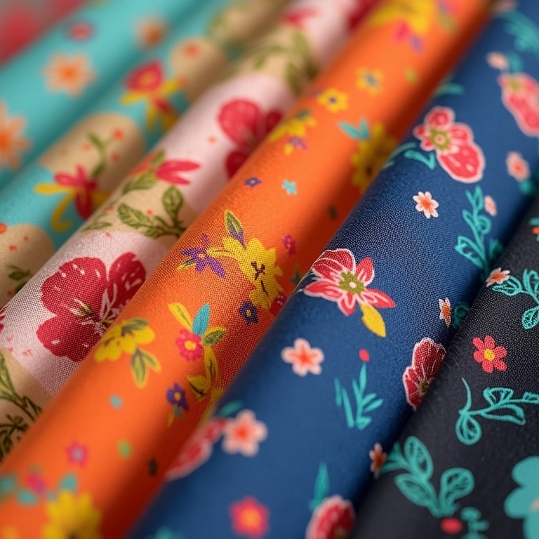 Tecidos estampados Círculo S.A. para bolsa.