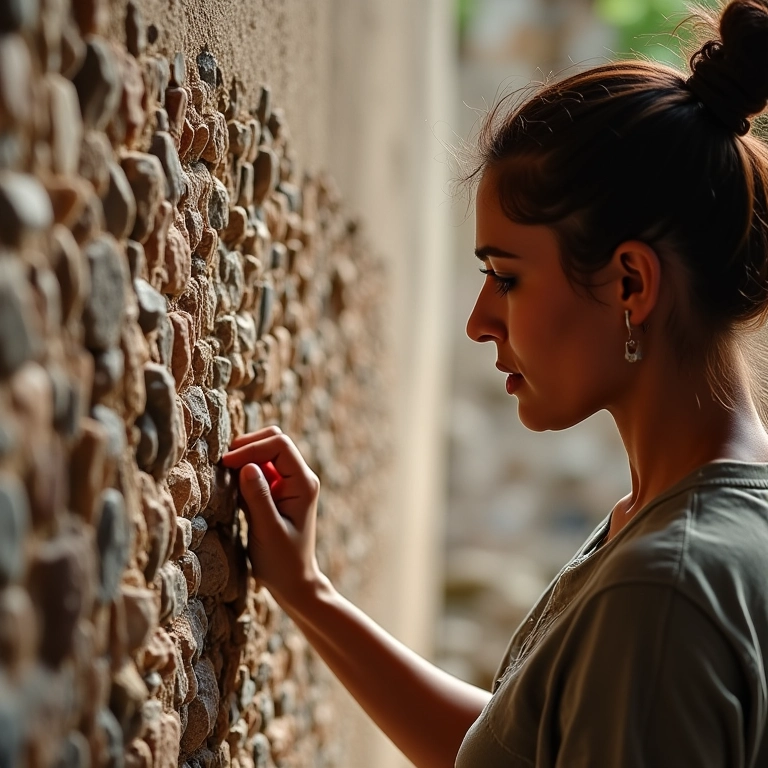 Técnicas de aplicação de pedras em parede para criar um visual único e personalizado.