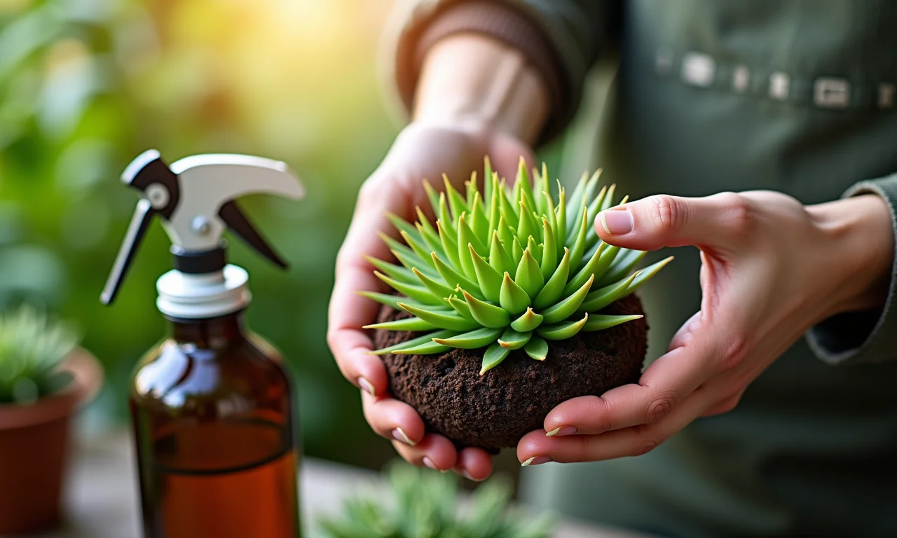 Tesoura de poda e fertilizante para Renda Portuguesa.