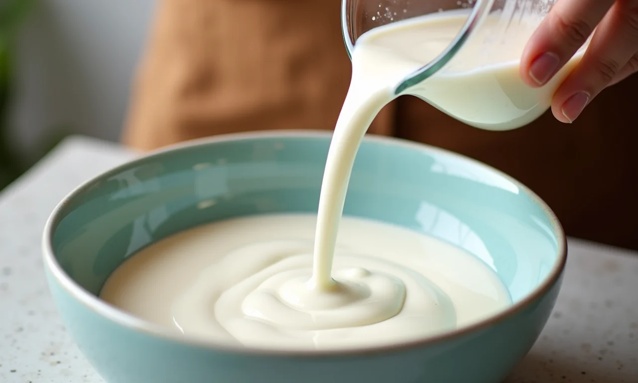 Testando leites alternativos na receita do pudim.